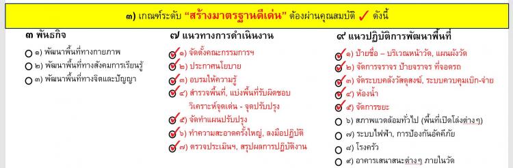 ระดับสร้างมาตรฐานดีเด่น